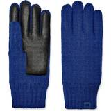 UGG Skind Tøj UGG Men's Knit Leather-Palm Gloves Night Sky Night Sky