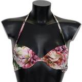 Dolce & Gabbana Dame Bikinier Dolce & Gabbana Multicolor Floral Swimsuit Beachwear Bikini Tops IT1