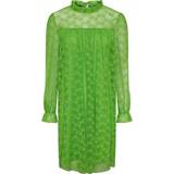 Grøn - Skind Tøj Pieces May Lace Maxi Kjole Damer Størrelse: Grøn