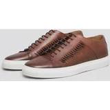 Oliver Sweeney Læder Sneakers Oliver Sweeney Mozzalago Mens Antiqued Calf Leather Cupsole Trainers Tan