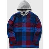 Levi's Ternede Overtøj Levi's Checked Dual Fabric Jacket In Cotton With Hood