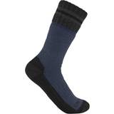 Akryl - Blå Strømper Carhartt Men's Heavyweight Synthetic-Wool Blend Boot Sock Pack, Denim