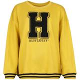 Dame - Gul - Oversized Sweatere Harry Potter Sweatshirt Hufflepuff till Damer gul