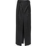 Victoria Beckham Dame Nederdele Victoria Beckham Tailored wool-blend maxi skirt black