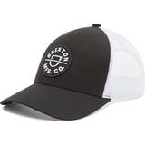 Brixton Kort ærme Tøj Brixton Men's Black Crest Mesh Adjustable Hat