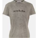Acne Studios Jersey T-shirts & Toppe Acne Studios Gray Blurred T-Shirt AA3 Faded Grey