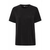 Soaked in Luxury Dame T-shirts & Toppe Soaked in Luxury Slcolumbine Loose Fit Tee Toppe & T-Shirts 30406247 Black XXLARGE