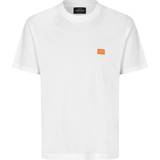 Mads Nørgaard Overdele Mads Nørgaard Cotton Jersey Frode Logo Tee Kortærmede t-shirts White