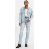 Levi's Dame - L32 - W36 Jeans Levi's 501 Straight Cut Embellished Jeans, Bling Blau