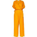 Orange Jumpsuits & Overalls Selected Slå-om Foran Buksedragt orange