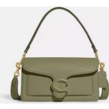 Coach Grøn Tasker Coach Satchels Polished Pebble Leather Covered C Closure Tabby Sh green Satchels for ladies