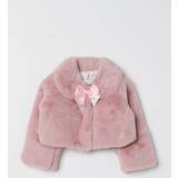 Aftagelig hætte - Satin Børnetøj Monnalisa Jacket Kids colour Pink