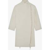48 - Hvid Frakker IRO Womens ECR01 Fringe-embellished Wool-blend Coat