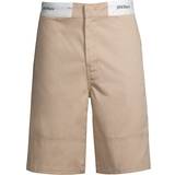 Lang - Lærred Bukser & Shorts Palm Angels Sartorial Waistband shorts beige_off_white