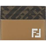 Fendi Tegnebøger & Nøgleringe Fendi Sand Leather Card Holder