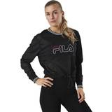 Hør - XL Overtøj Fila Jalina Cropped Sporty Mesh Shirt Black, Female, Tøj, jakker, Sort