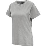 50 - Grå T-shirts & Toppe Hummel Red Heavy T-Shirt Dame Grey Melange