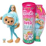 Barbie Legetøj Barbie Cutie Reveal Doll & Accessories with Animal Plush Costume & 10 Surprises Including Color Change, Teddy Bear as Dolphin in Costume-Themed Series, HRK25