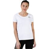 Kappa Rund hals Overdele Kappa T-Shirt S/S, Logo Momba White, Female, Tøj, T-shirt, Hvid