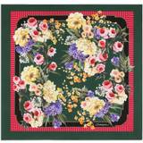 Blomstrede Halstørklæde & Sjal Dolce & Gabbana Garden-print twill scarf 70 x 70