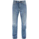 Valentino Blå Bukser & Shorts Valentino Straight-fit cotton jeans blue