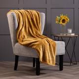 Belledorm Boligtekstiler Belledorm Luxury Fleece Thermal Blankets Gold