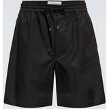 Valentino Herre Bukser & Shorts Valentino Black Patch Shorts 0NO NERO IT