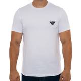 Armani Hvid Tøj Armani XL, White Emporio Lounge Rubber Logo TShirt White