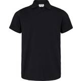 Filippa K Herre T-shirts & Toppe Filippa K Soft Lycra Polo Tee Black