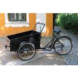 Rød - Unisex Cykler Amladcykler Cargo Bike - Black Unisex