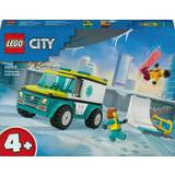 Byer Legetøj Lego City Ambulance og snowboarder 60403