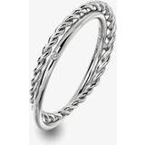 Hot Diamonds Ringe Hot Diamonds Unity Silver Rope Ring DR210/L