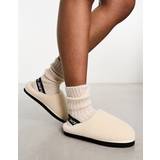 Calvin Klein Herre Hjemmesko & Sandaler Calvin Klein Jeans Damen Hausschuhe Home Clog Surfaces Warm, Creamy White/Black