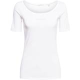 Esprit Bomuld Tøj Esprit Damen T-Shirt 990ee1k306, Weiß