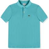 Polotrøjer Lacoste Boy's Youths Plain Polo Shirt Turquoise Blue/Green years
