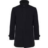 Herre - Stretch Frakker Selected Classic Wool Coat - Stretch Limo