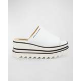 Stella McCartney Dame Højhælede sko Stella McCartney White Sneak-Elyse Platform Mules 9001 WHITE IT