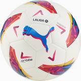 4 Fodbolde Puma Orbita Laliga Hybrid Training Football, White/Multi Colour