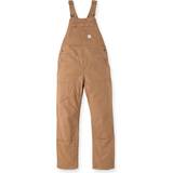 Carhartt Women's Canvas Overalls, Large, Brown Holiday Gift