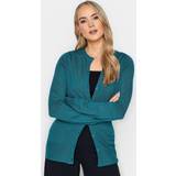 Nylon - Turkis Overdele LTS Tall Button Down Knit Cardigan Teal 8-10