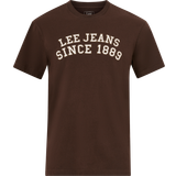 Lee Herre Overdele Lee T-shirt SS Brun