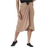 Beige - Viskose Nederdele Pieces Neora Hw Skirt Beige, Female, Tøj, nederdele og kjoler, Beige