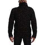 56 - Cashmere Overdele Dolce & Gabbana Brown Fatto Mano Turtleneck Pullover Sweater IT52