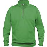 Clique Dame - Grøn Sweatere Clique Basic Half-Zip Sweatshirt - Apple Green