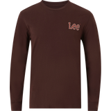 Lee Herre T-shirts Lee T-shirt Essential LS Brun