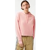 Lacoste Dame Sweatere Lacoste Women's Hooded Jogger Sweatshirt Waterlily Pink