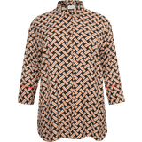 56 - Dame Skjorter KAFFE Curve Skjorte kcQing Shirt Orange