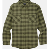 Burton L Skjorter Burton Men's Favorite Long Sleeve Flannel, Forest Moss Buffalo Plaid