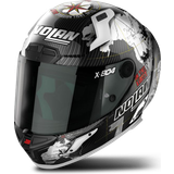 Nolan Motorcykeludstyr Nolan X-804 RS Ultra Carbon Integralhjälm Vit-Röd