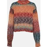 Acne Studios Polyamid Tøj Acne Studios Crewneck sweater multicoloured